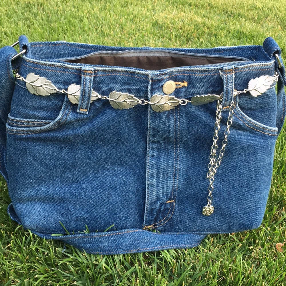 Denim Jean Purse Shoulder Bag NWOT